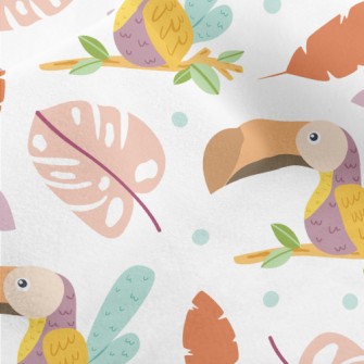 Pink Toucan Micro Fleece