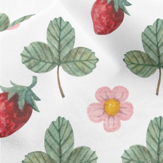 Plump Fruit Strawberry Micro Fleece