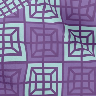 Two Color Squares Micro Fleece
