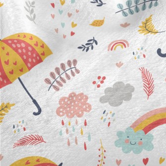 Cute Rainbow Rain Minky