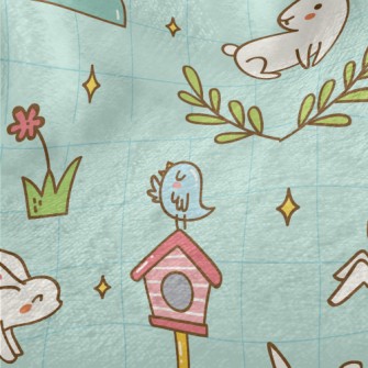 Happy Playing Bunny Minky