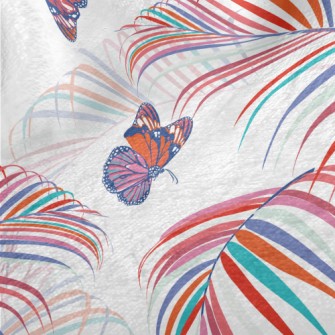 Beautiful Flying Butterfly Minky
