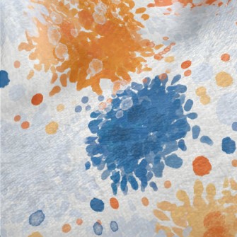 Splatter Abstract Painting Minky