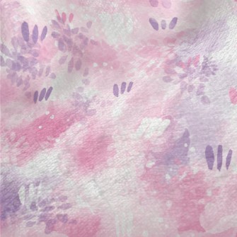 Brush Embellishment Abstract Minky