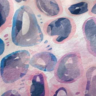 Watercolor Doodle Abstract Minky