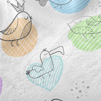 Cartoon Line Chick Minky