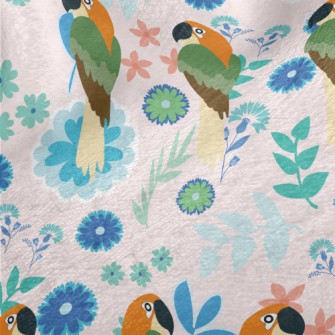 Mysterious Flower Parrot Minky