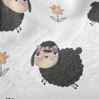 Helpless Curly Lamb Minky