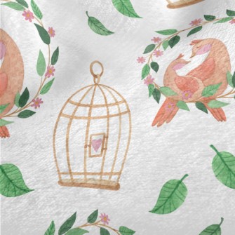Love Bird Couple Minky