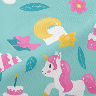 Unicorn Birthday Party Piqué