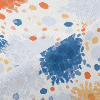 Splatter Abstract Painting Piqué