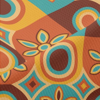 Flower Shaped Oval Square Piqué