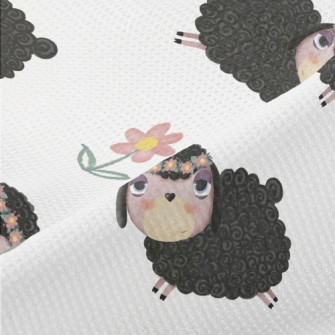 Helpless Curly Lamb Piqué