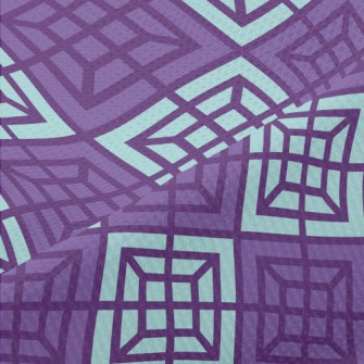 Two Color Squares Piqué