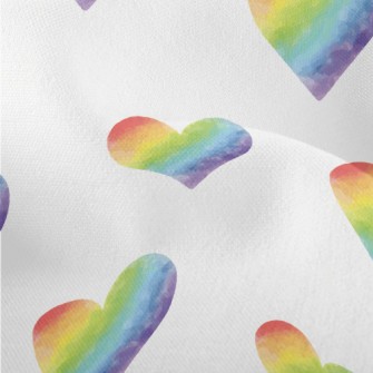 Gradient Smudged Hearts Lightweight Performance Linen