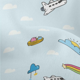Around The World Airplane Lightweight Performance Linen