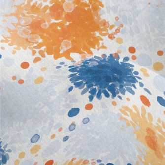 Splatter Abstract Painting Lightweight Performance Linen