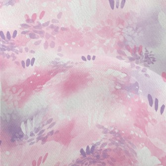 Brush Embellishment Abstract Lightweight Performance Linen