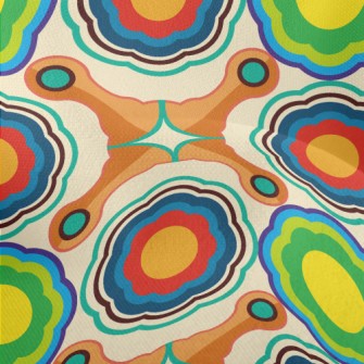 Psychedelic Kaleidoscope Of Fl Lightweight Performance Linen