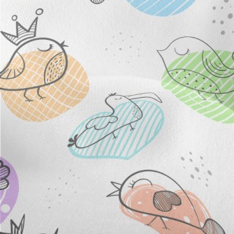 Cartoon Line Chick Lightweight Performance Linen