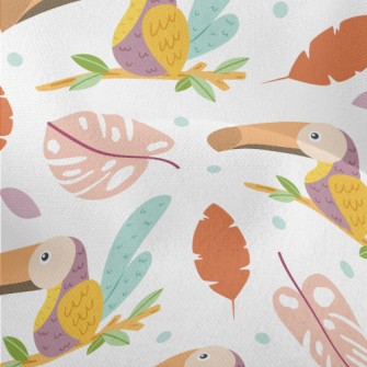 Pink Toucan Lightweight Performance Linen