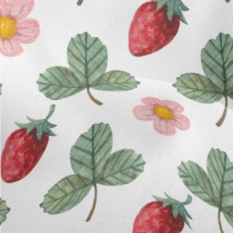 Plump Fruit Strawberry Lightweight Performance Linen