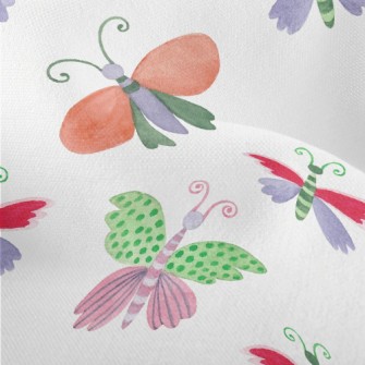 Elegant Mutated Butterfly Lightweight Performance Linen