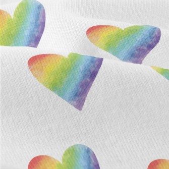 Gradient Smudged Hearts Modern Jersey