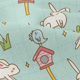 Happy Playing Bunny Modern Jersey