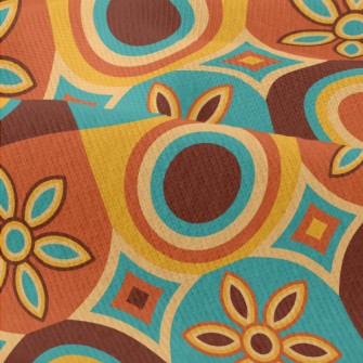 Flower Shaped Oval Square Modern Jersey