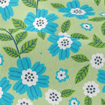 Cute Green Leafy Orchid Modern Jersey