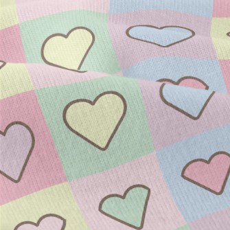 Pink Colored Hearts Modern Jersey