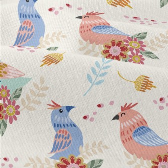 Pink Bird Family Modern Jersey