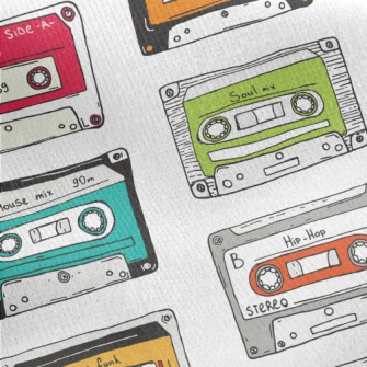 Nostalgic Tapes Jersey Backed Fleece