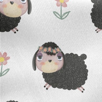 Helpless Curly Lamb Jersey Backed Fleece