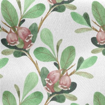 Watercolor Lily Of The Valley Jersey Backed Fleece