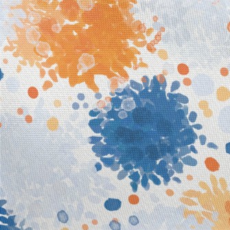Splatter Abstract Painting Pongee