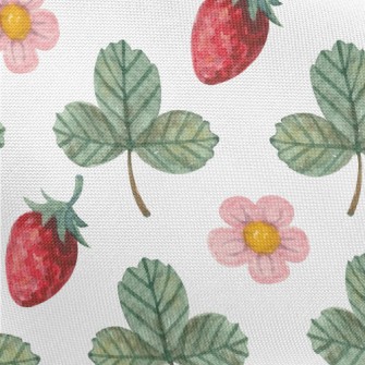 Plump Fruit Strawberry Pongee