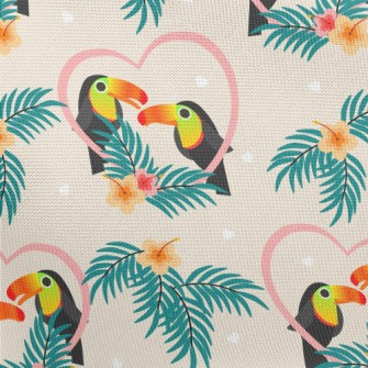 Toucan In Love Pongee