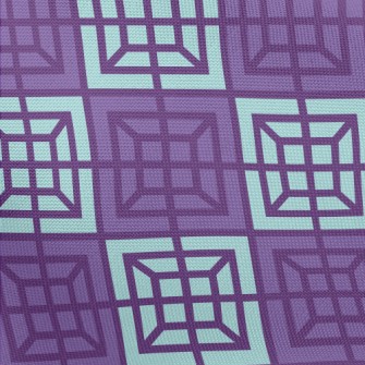 Two Color Squares Pongee