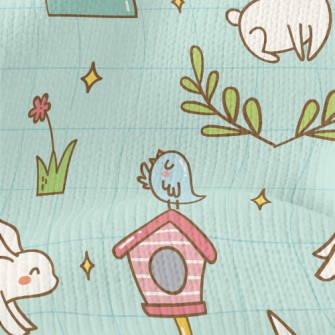 Happy Playing Bunny Stretch Jersey