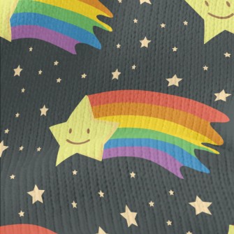 Cute Expression Shooting Star Stretch Jersey