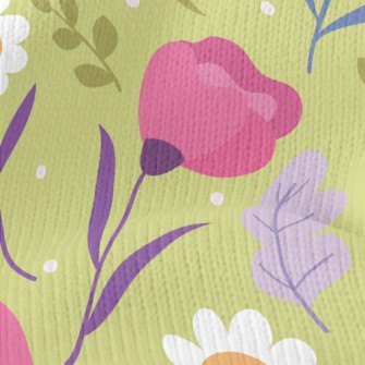 Lively And Healthy Flowers Stretch Jersey