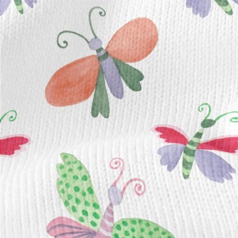 Elegant Mutated Butterfly Stretch Jersey