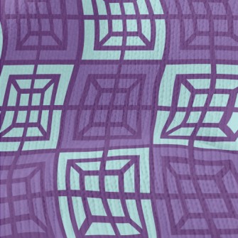 Two Color Squares Stretch Jersey