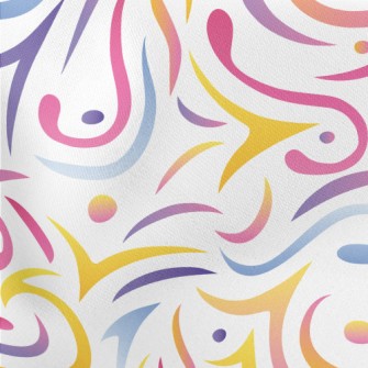 Fluorescence Curve Bar Lightweight Cotton Poplin