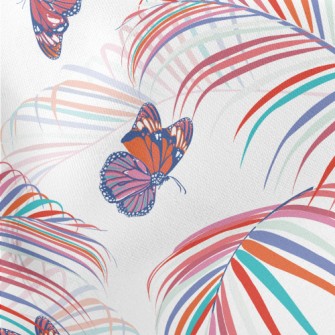 Beautiful Flying Butterfly Lightweight Cotton Poplin