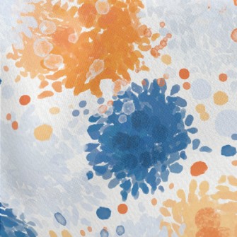 Splatter Abstract Painting Lightweight Cotton Poplin