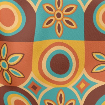 Flower Shaped Oval Square Lightweight Cotton Poplin