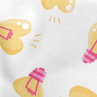 Love Light Bulb Lightweight Cotton Poplin